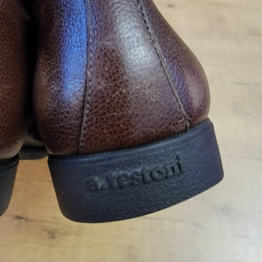 A. Testoni Basic Men Brown Leather Chukka Ankle B… - image 4